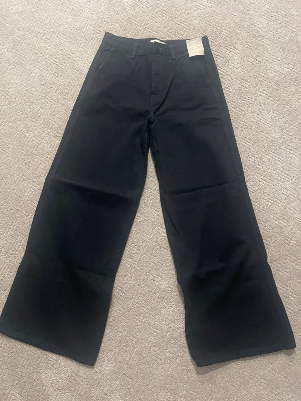 Madewell  super wide leg Black jeans